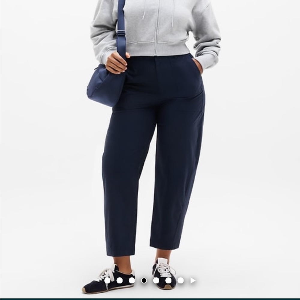 Women's Athletha skyline barrel Navy Pants